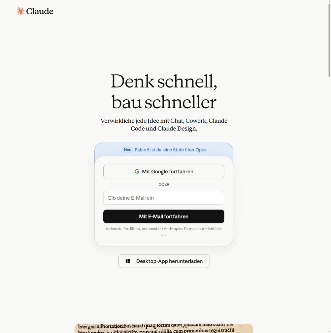 Vorschau von Claude