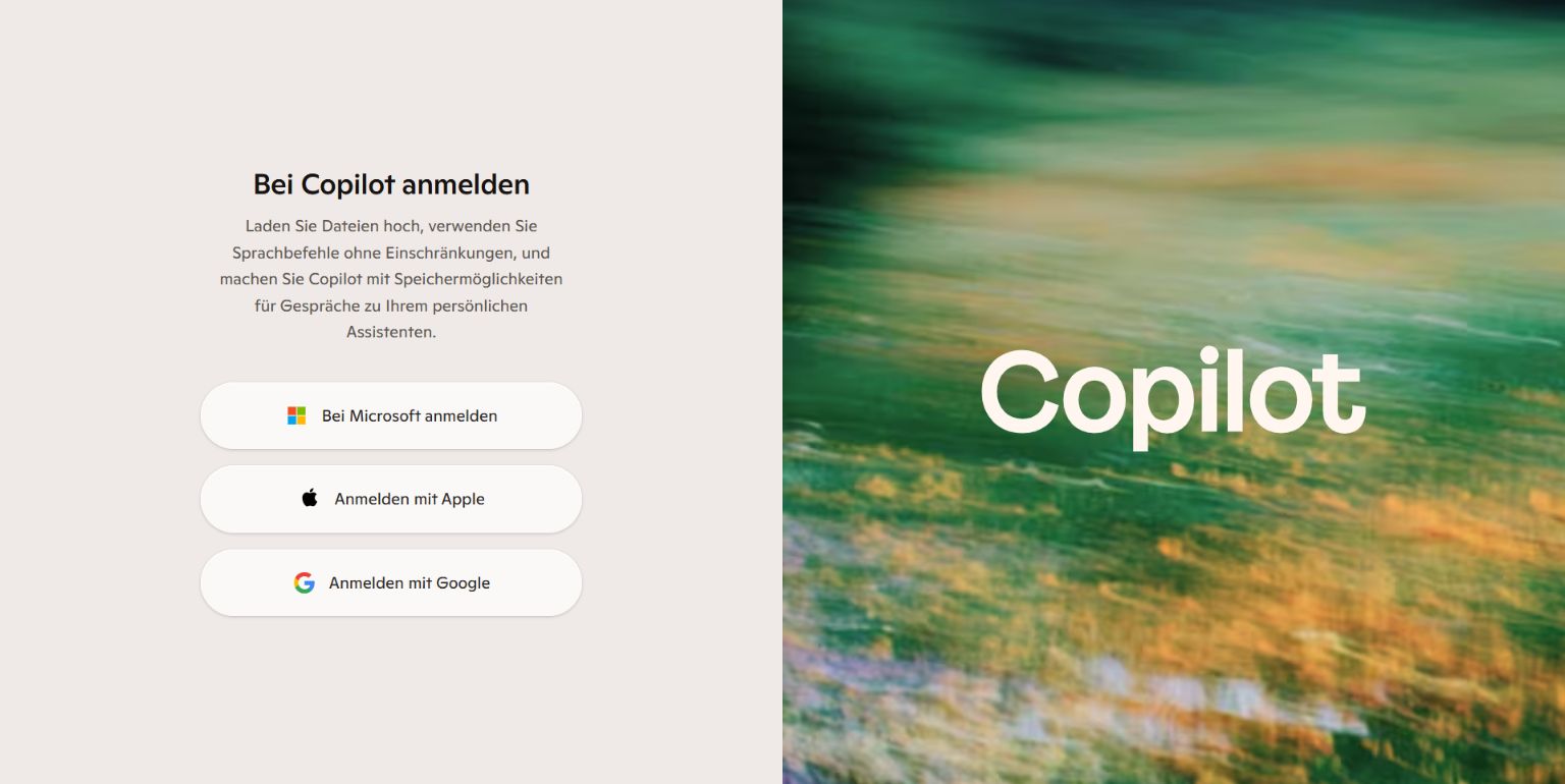 Vorschau von Microsoft Copilot