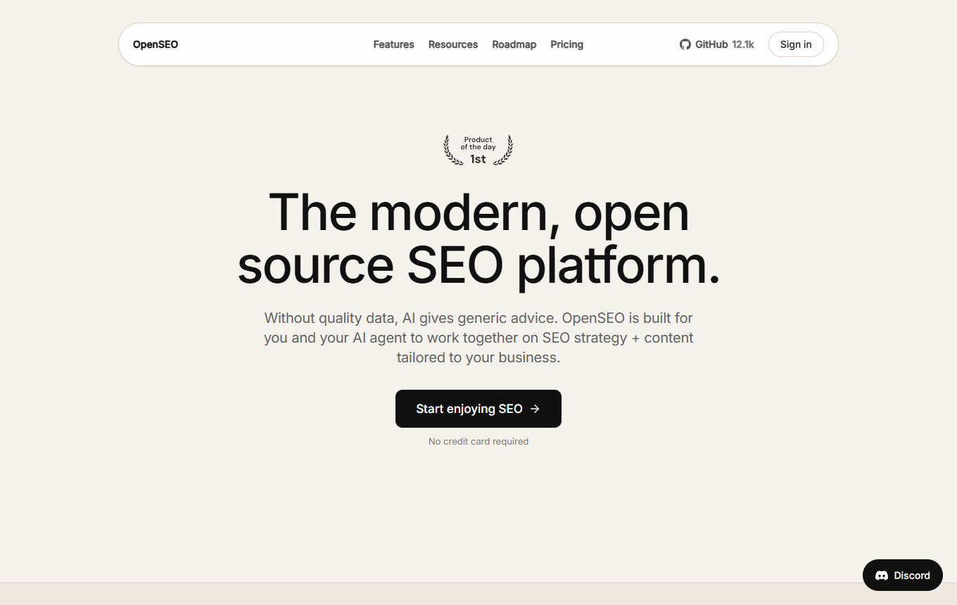 Vorschau von OpenSEO
